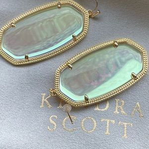 New Kendra Scott Dichroic Glass Danielle Earrings
